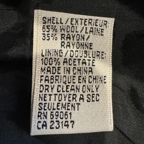 Talbots Vintage Wool Blend Button Up Embroidered Holiday Vest - Picture 8 of 8